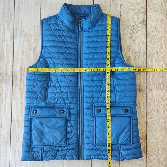 Vineyard Vines puffer pocket vest tide blue S - Picture 8 of 9